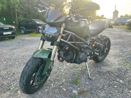 2012 Ducati Monster 1100, зелёный, 450000 рублей, вид 1