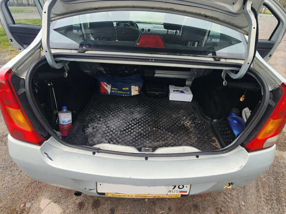 2007 Renault Logan I, серебристый, 420000 рублей - вид 30