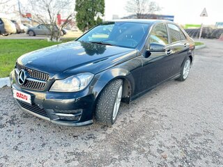 2011 Mercedes-Benz C-Класс 180 BlueEFFICIENCY III (W204) Рестайлинг, чёрный, 1200000 рублей, вид 2