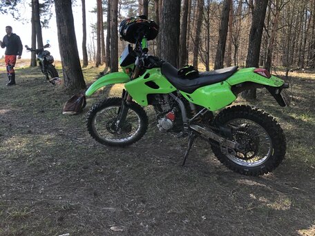2003 Kawasaki KLX 250, зелёный, 225000 рублей, вид 4