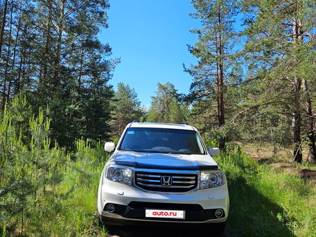 2014 Honda Pilot II Рестайлинг, белый, 2050000 рублей, вид 3