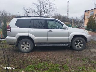 2008 Toyota Land Cruiser Prado 5-speed 120 Series Рестайлинг, серебристый, 2150000 рублей, вид 2