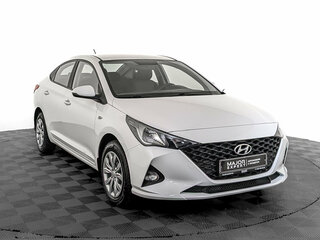 2022 Hyundai Solaris II Рестайлинг, белый, 1690000 рублей, вид 3
