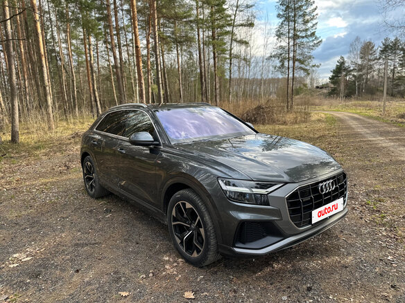 2019 Audi Q8 50 TDI I (4M), серый, 5800000 рублей - вид 1