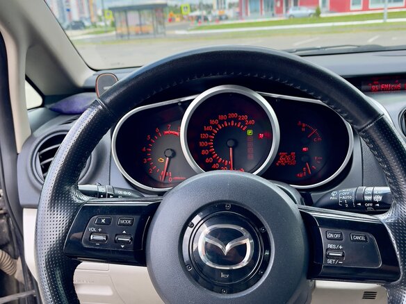 2007 Mazda CX-7 I, пурпурный, 600000 рублей - вид 11