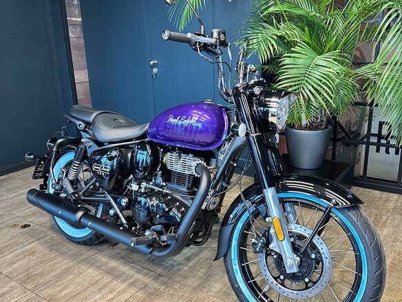 2026 Royal Enfield Goan Classic 350, фиолетовый, 529000 рублей - вид 3