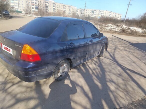 2007 Suzuki Liana I Рестайлинг, синий, 295000 рублей - вид 4