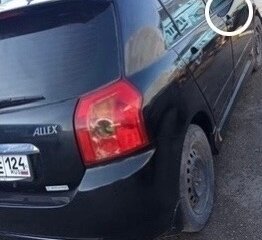 2004 Toyota Allex I Рестайлинг 2, чёрный, 630000 рублей, вид 4