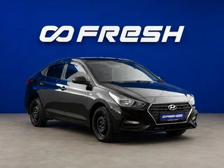 2017 Hyundai Solaris II, чёрный, 999055 рублей, вид 1