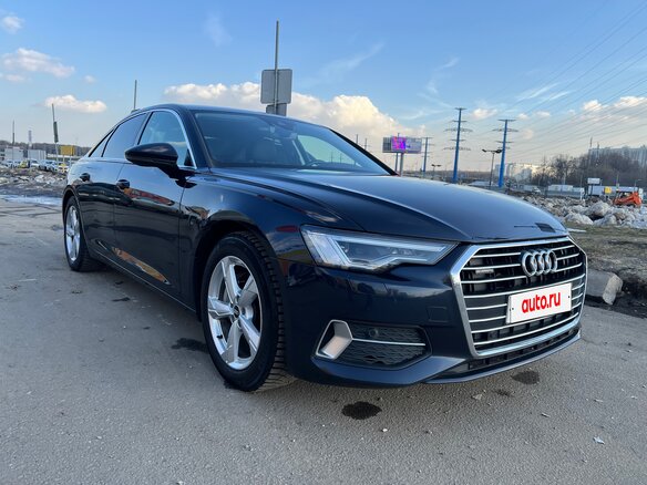 2021 Audi A6 45 TFSI V (C8), синий, 4500000 рублей - вид 1
