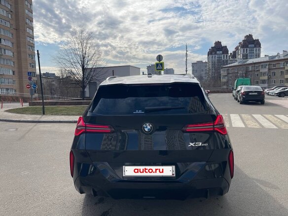 2024 BMW X3 20i xDrive IV (G45/G48), чёрный, 8700078 рублей - вид 5