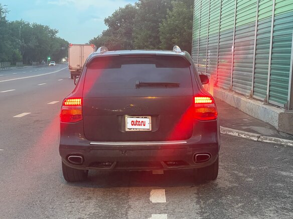 2008 Porsche Cayenne I Рестайлинг (957), чёрный - вид 2