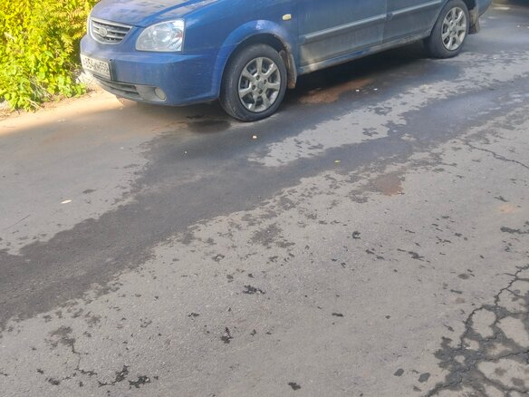 2003 Kia Carens I (RS) Рестайлинг, синий