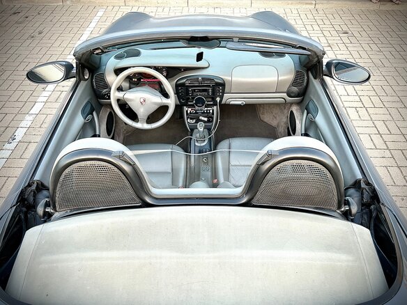 2003 Porsche Boxster I (986) Рестайлинг, серый, 2500000 рублей - вид 11