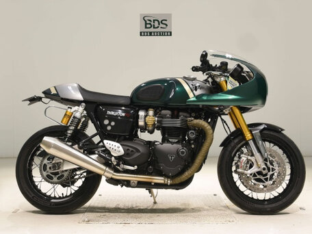 2022 Triumph Thruxton, зелёный, 1200000 рублей, вид 1