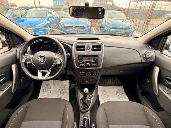 2019 Renault Logan Stepway II Рестайлинг, синий, 1129990 рублей - вид 15