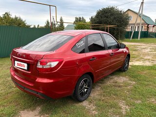 2019 Lada (ВАЗ) Granta I Рестайлинг, красный, 560000 рублей, вид 3