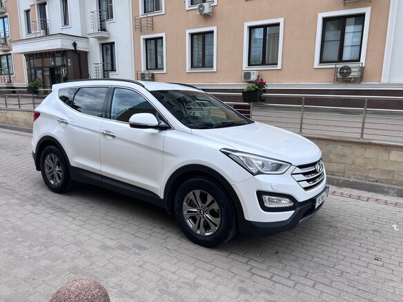 2015 Hyundai Santa Fe III, белый, 2000000 рублей - вид 6