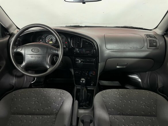 2008 Kia Spectra I Рестайлинг 2, чёрный - вид 9