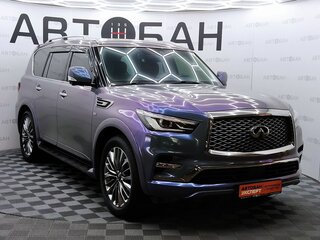 2018 Infiniti QX80 I Рестайлинг 2, чёрный, 4600000 рублей, вид 3