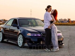 1998 Toyota Mark II VIII (X100), синий, 1200000 рублей, вид 3
