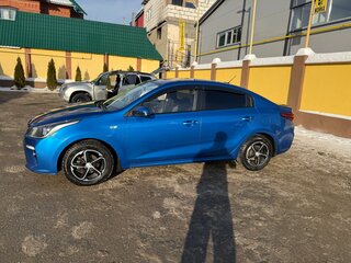 2017 Kia Rio IV, синий, 1100000 рублей, вид 3