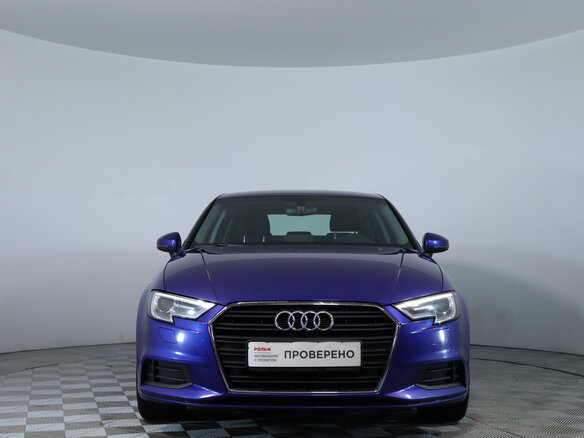 2017 Audi A3 III (8V) Рестайлинг, синий, 1747900 рублей - вид 1