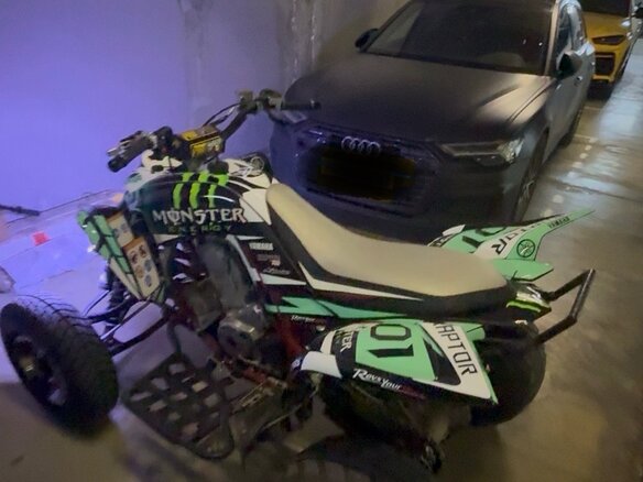 2013 Yamaha Raptor YFM700, синий, 950000 рублей - вид 3