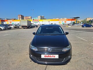 2013 Volkswagen Polo V, чёрный, 850000 рублей, вид 2