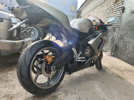 2005 Kawasaki ZX-6 Ninja, золотистый, 460000 рублей, вид 5