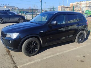2011 BMW X3 20d xDrive II (F25), чёрный, 1500000 рублей, вид 4