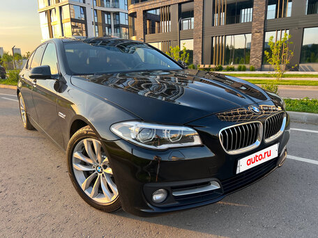 2016 BMW 5 серии 520d VI (F10/F11/F07) Рестайлинг, чёрный, 2720000 рублей, вид 1