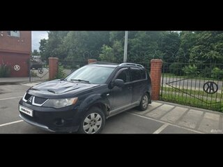 2007 Mitsubishi Outlander II, чёрный, 430000 рублей, вид 3
