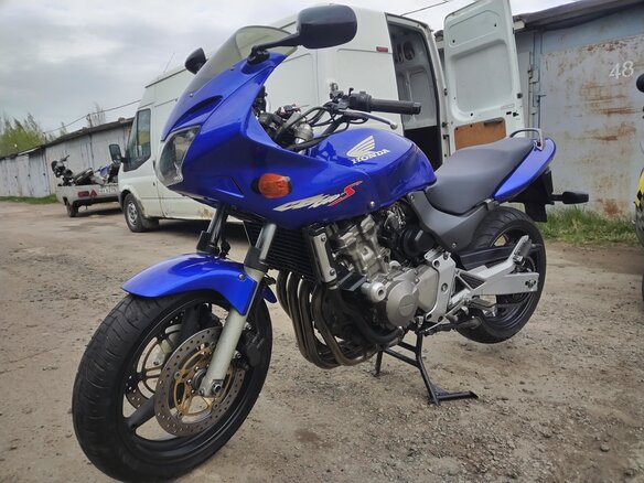2004 Honda CB 600F Hornet, синий, 340000 рублей