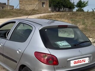 2004 Peugeot 206, серебристый, 190000 рублей, вид 3