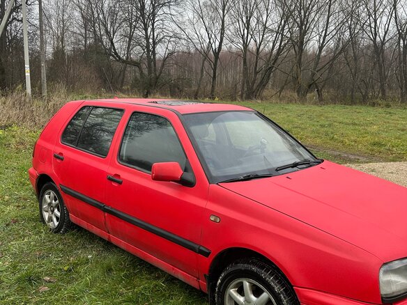 1996 Volkswagen Golf III, красный - вид 5