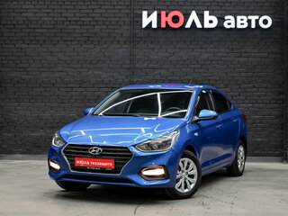 2017 Hyundai Solaris II, синий, 1320000 рублей, вид 1