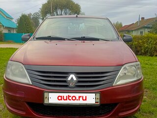 2011 Renault Logan I Рестайлинг, красный, 260000 рублей, вид 2