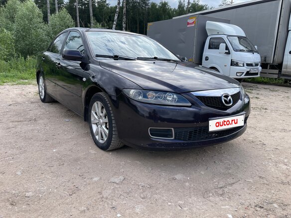 2006 Mazda 6 I (GG) Рестайлинг, фиолетовый - вид 3