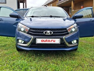 2017 Lada (ВАЗ) Vesta I, синий, 685000 рублей, вид 3