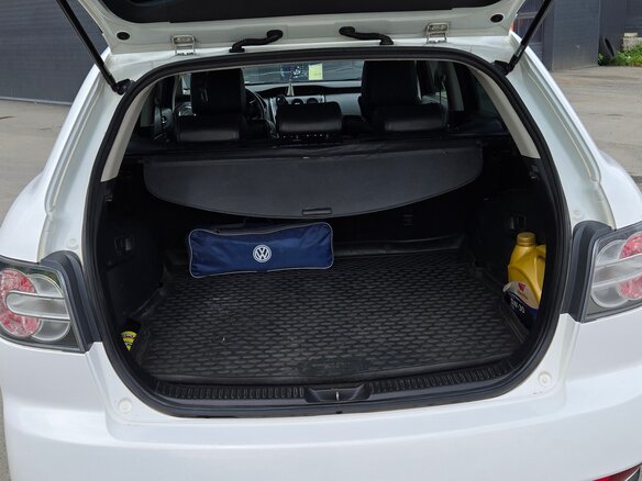 2010 Mazda CX-7 I Рестайлинг, белый, 1000000 рублей - вид 9