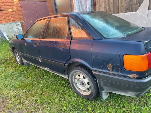 1989 Audi 80 IV (B3), синий, 100000 рублей - вид 5