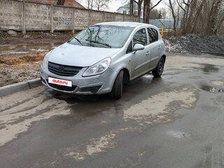 2007 Opel Corsa D, серебристый, 155000 рублей, вид 1