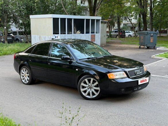 2004 Audi A6 II (C5) Рестайлинг, чёрный - вид 2