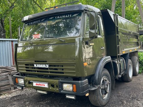 1992 КамАЗ 5511, зелёный, 750000 рублей, вид 2