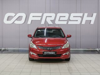 2016 Hyundai Solaris I Рестайлинг, красный, 829000 рублей, вид 3