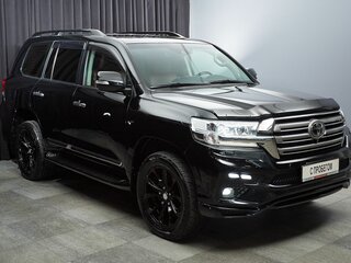 2016 Toyota Land Cruiser 200 Series Рестайлинг 2, чёрный, 6950000 рублей, вид 3