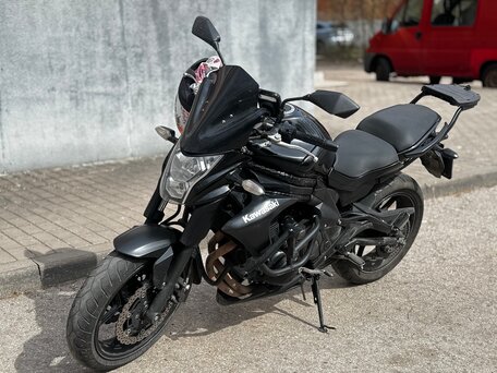 2015 Kawasaki ER-6N, чёрный, 529000 рублей, вид 3