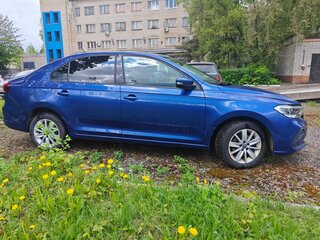 2020 Volkswagen Polo VI, синий, 1410000 рублей, вид 4