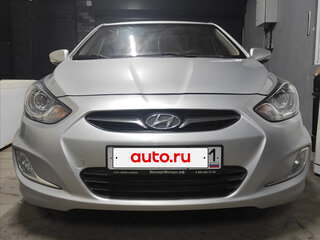 2011 Hyundai Solaris I, серебристый, 890000 рублей, вид 2